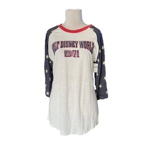 NWT Walt Disney World ‘71 Americana Raglan Baseball Tee | Medium